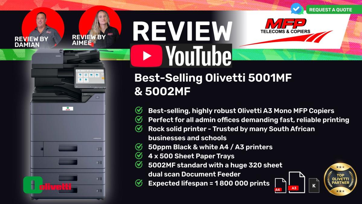 Olivetti 5001MF - Youtube Review