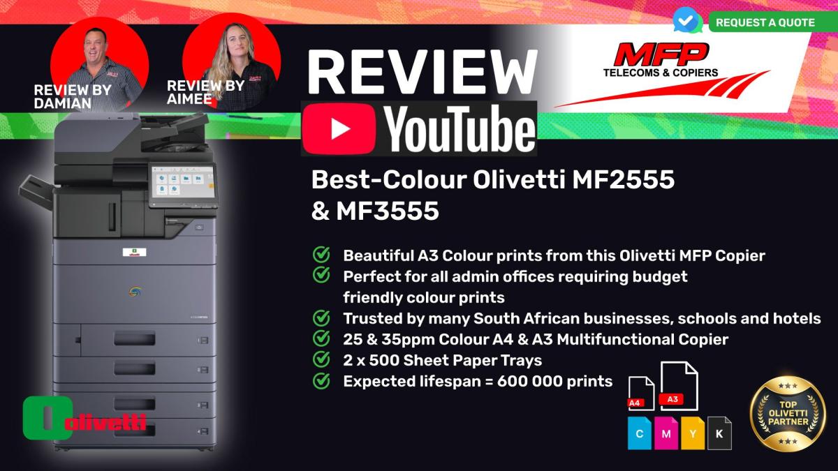 Olivetti MF2555 - Youtube Review