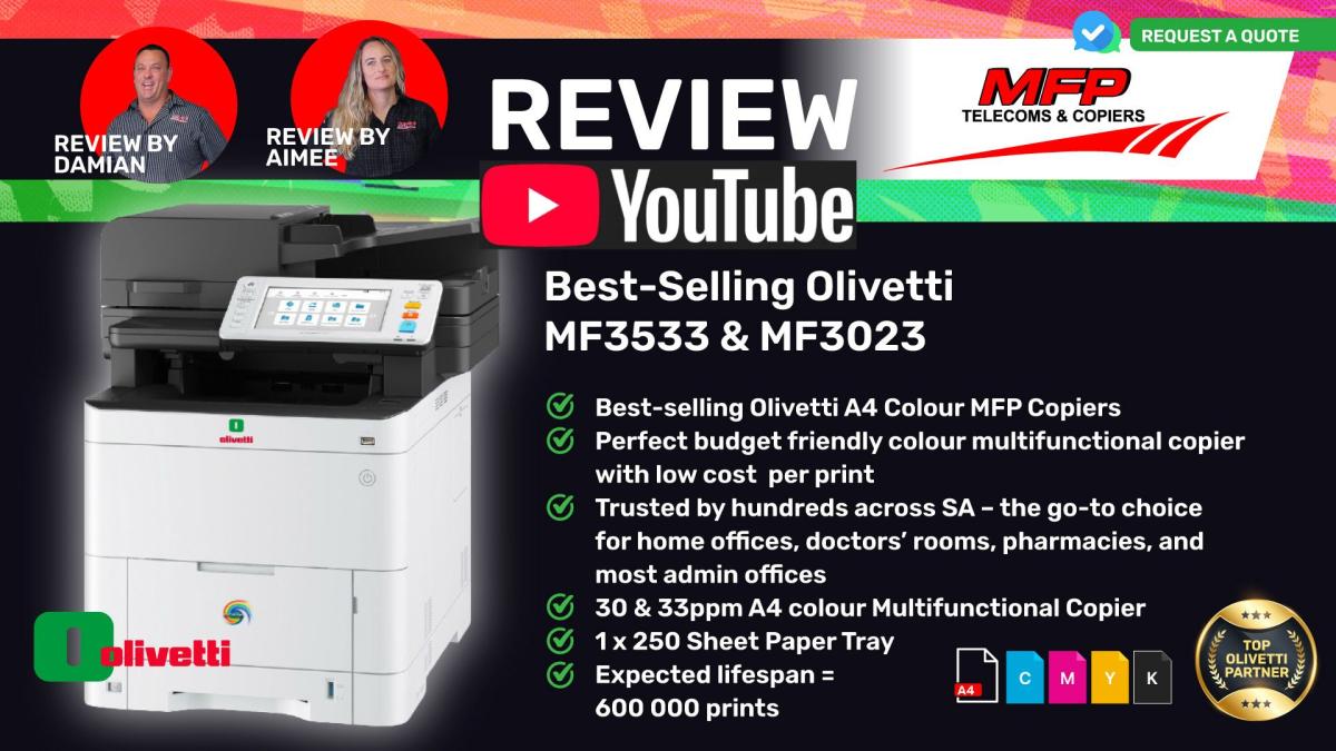 Olivetti MF3023 - Youtube Review