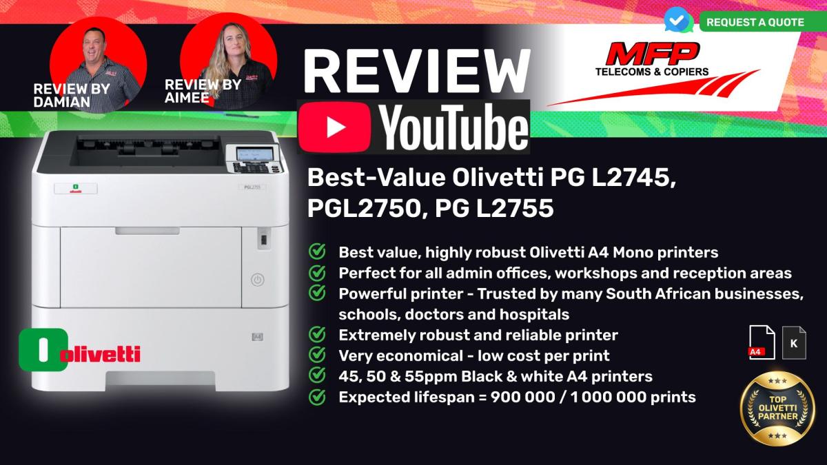 Olivetti PG L2755 - Youtube Review