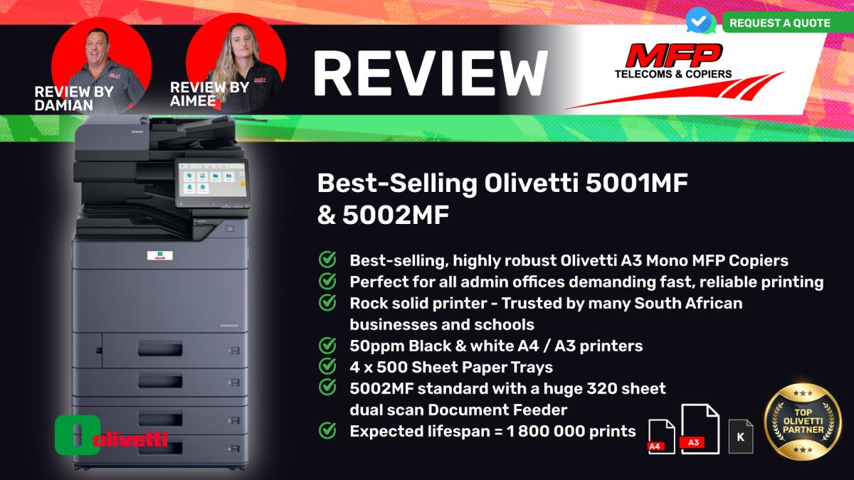 Olivetti 5002MF - Youtube Review