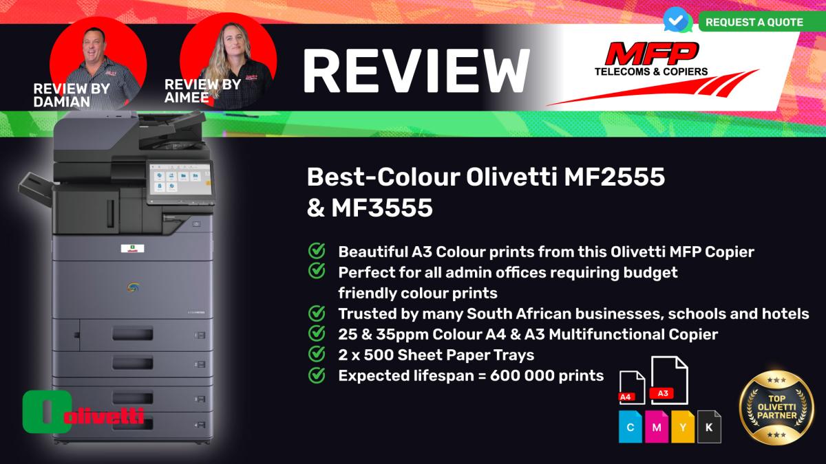 Olivetti MF2555 - Youtube Review
