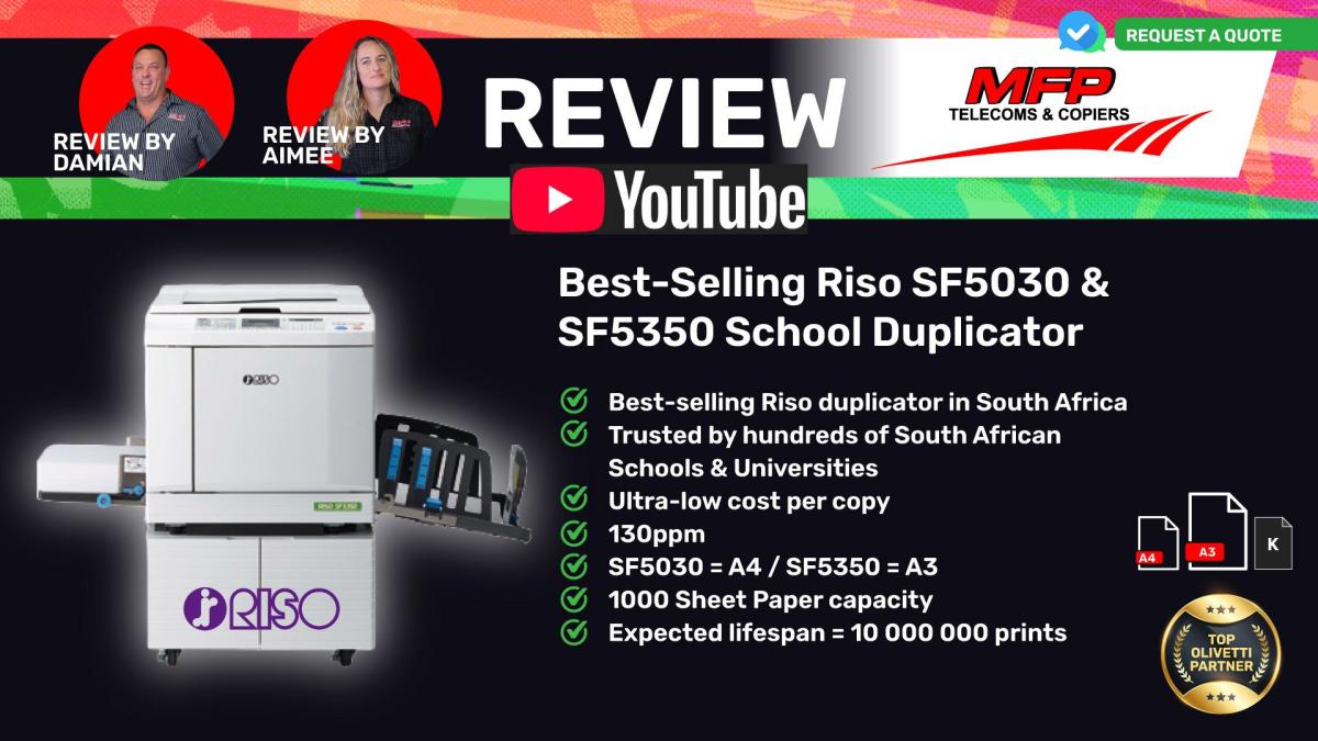 Riso SF5030 - Youtube Review