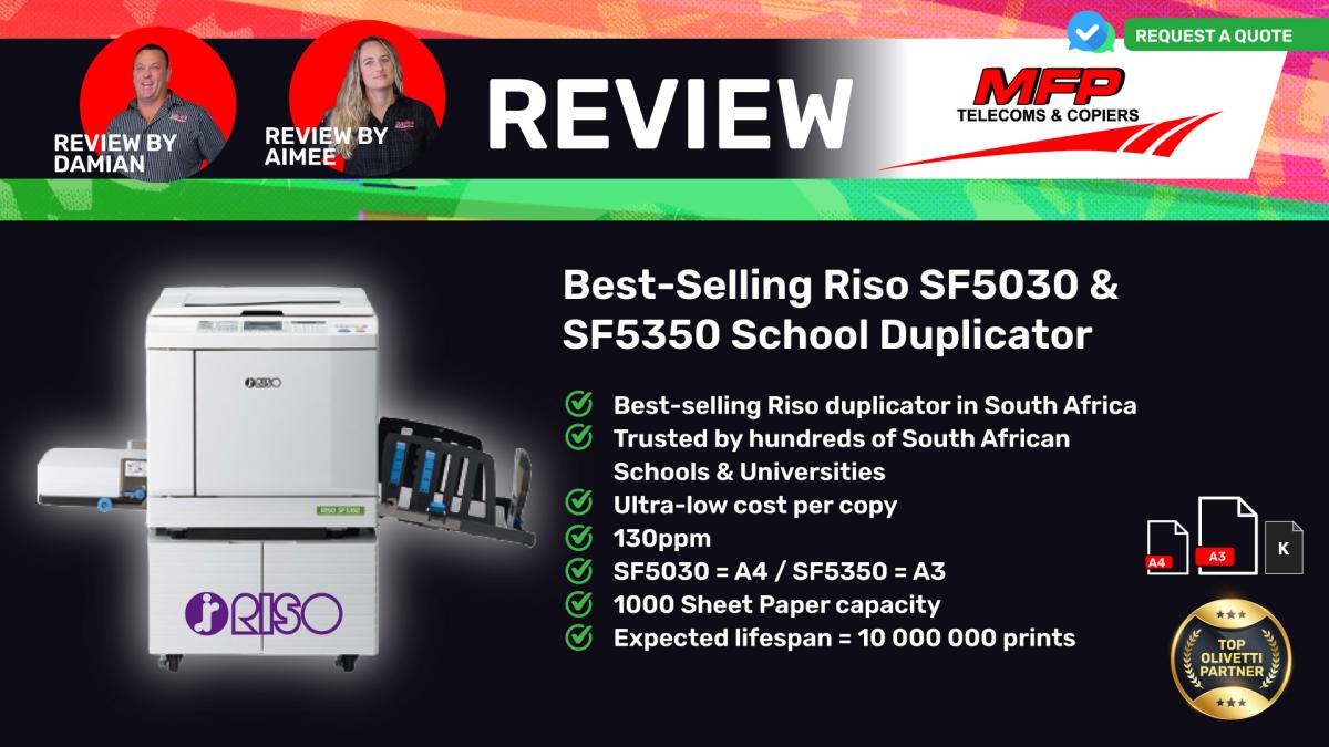 Riso SF5030 - Youtube Review