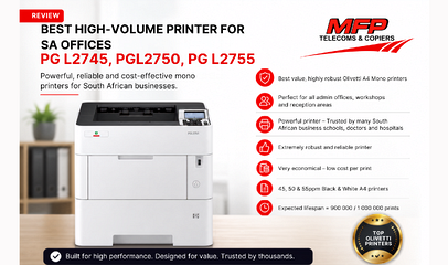 Best High-Volume Printer for SA Offices: Olivetti MFP